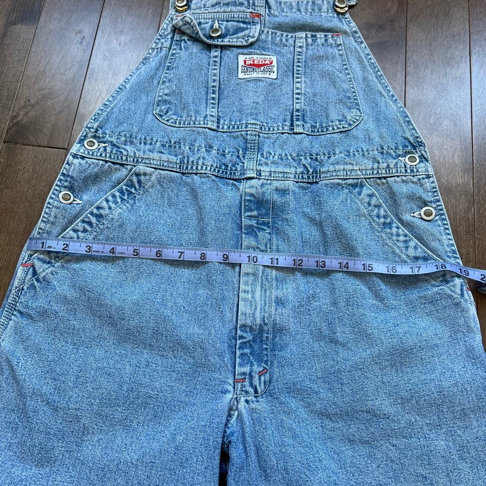 Vintage IKEDA Light Blue Denim Bib Overalls Jumpsuit